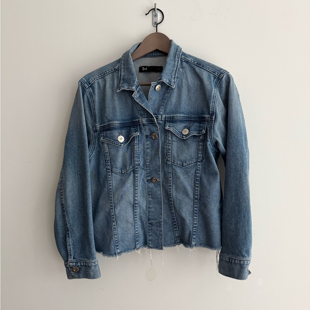 3x1 Women's Blue Denim Jacket